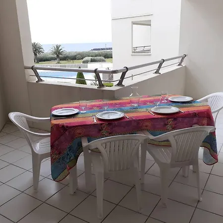 アパート 3 Pieces Avec Grande Terrasse Vue Rochelongue Cap D'agde *